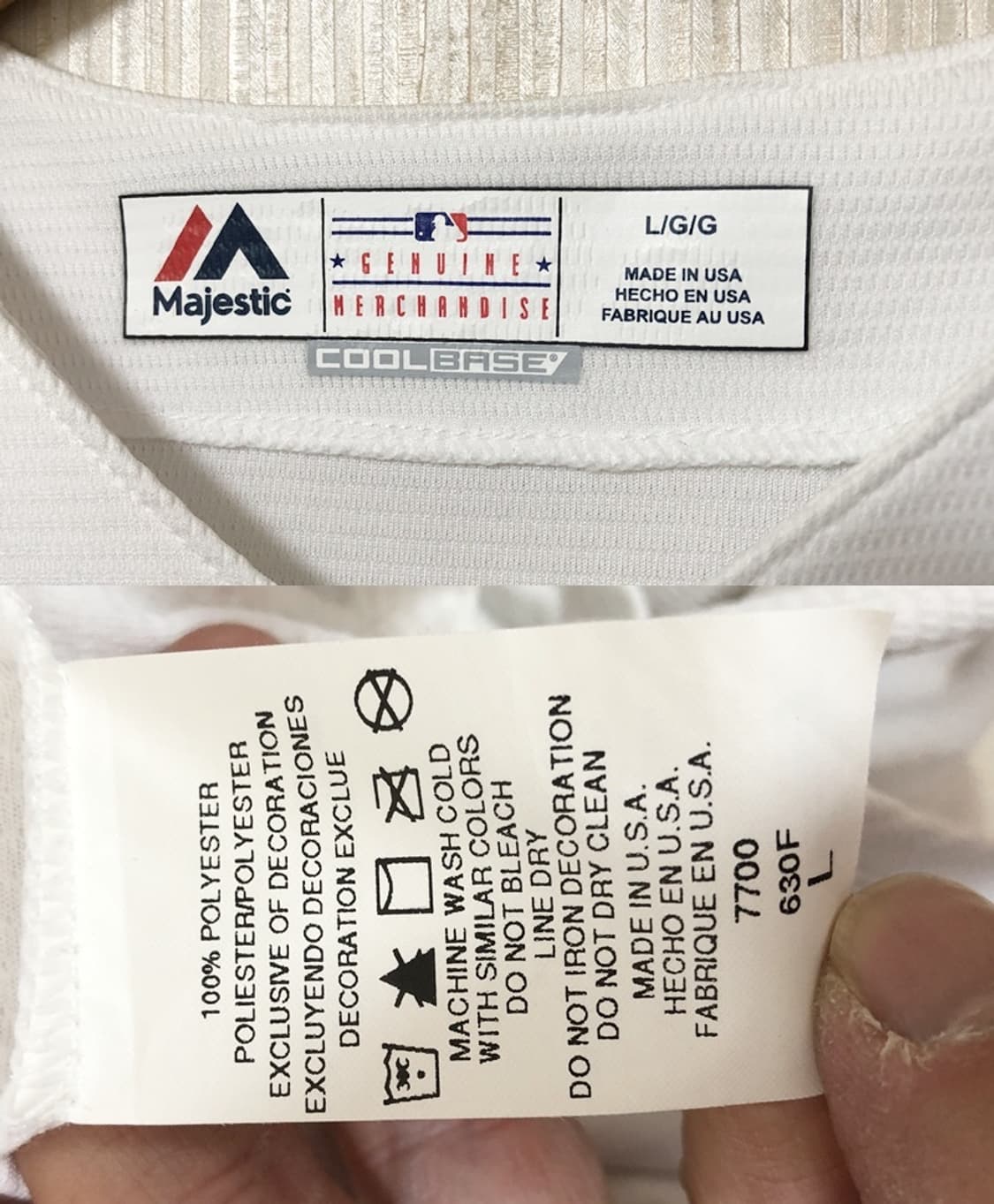 MLB 마제스틱 캔자스시티로얄스 홈유니폼/져지 L #35 에릭호스머 상품이미지4