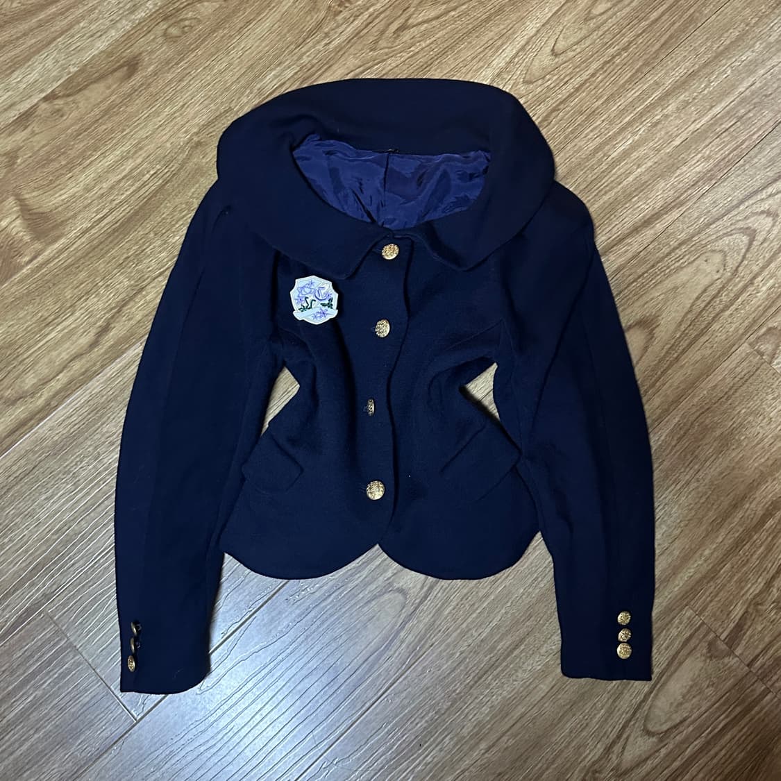 빈티지 세일러 교복 자켓 일본 히메갸루 로걀 라떼 모리걸 공겜여주 고딕 상품이미지1