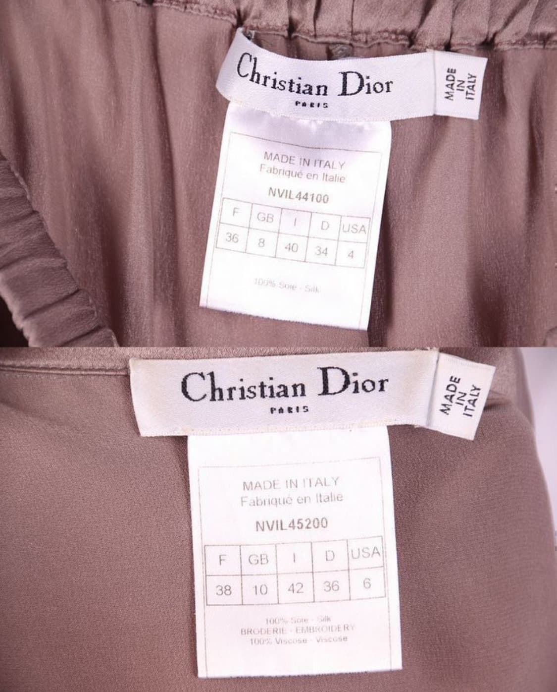 DIOR 크리스챤 디올 파자마(실크)해외발송 상품이미지6