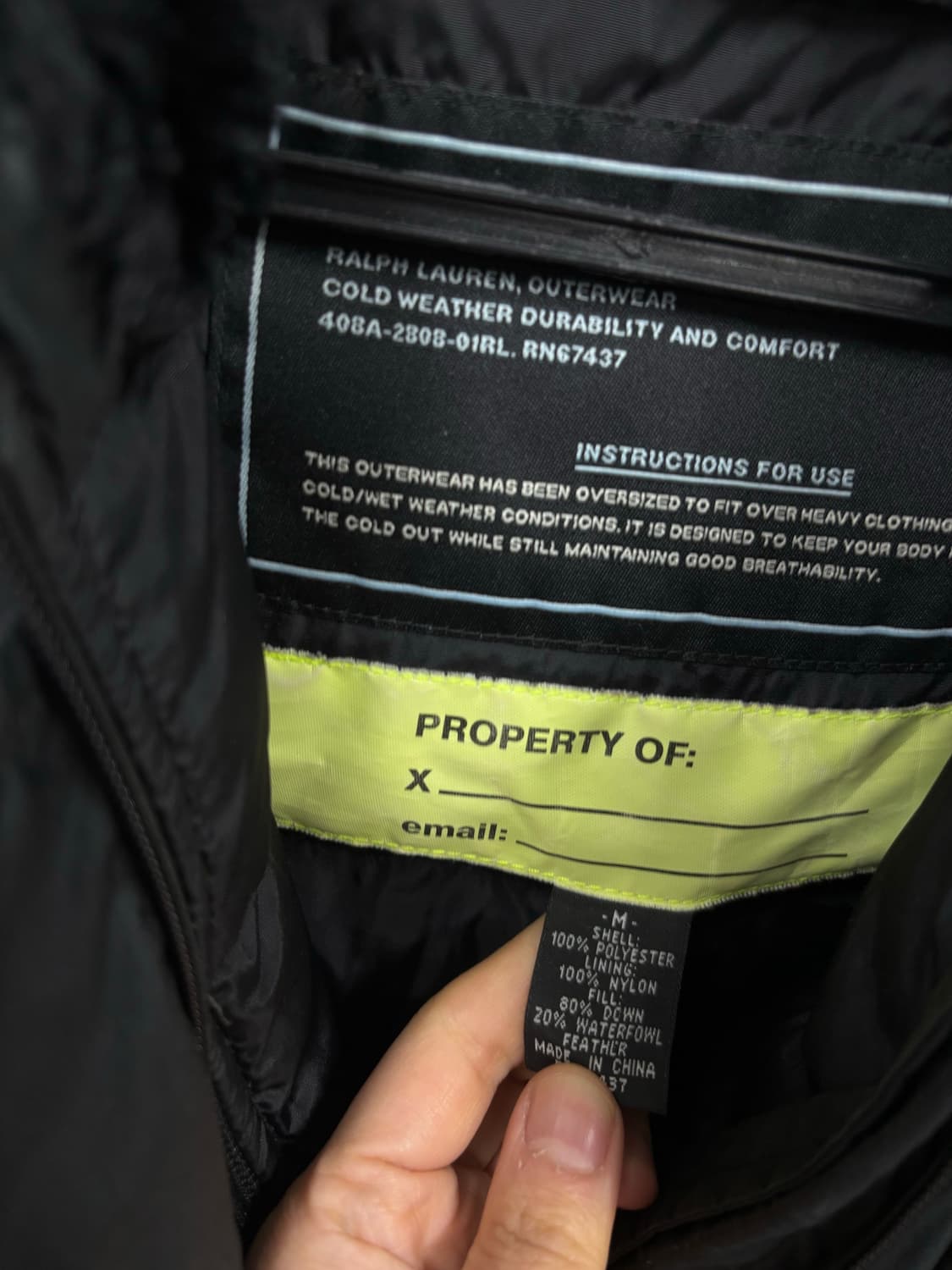 폴로랄프로렌 진스 다운패딩 상품이미지7