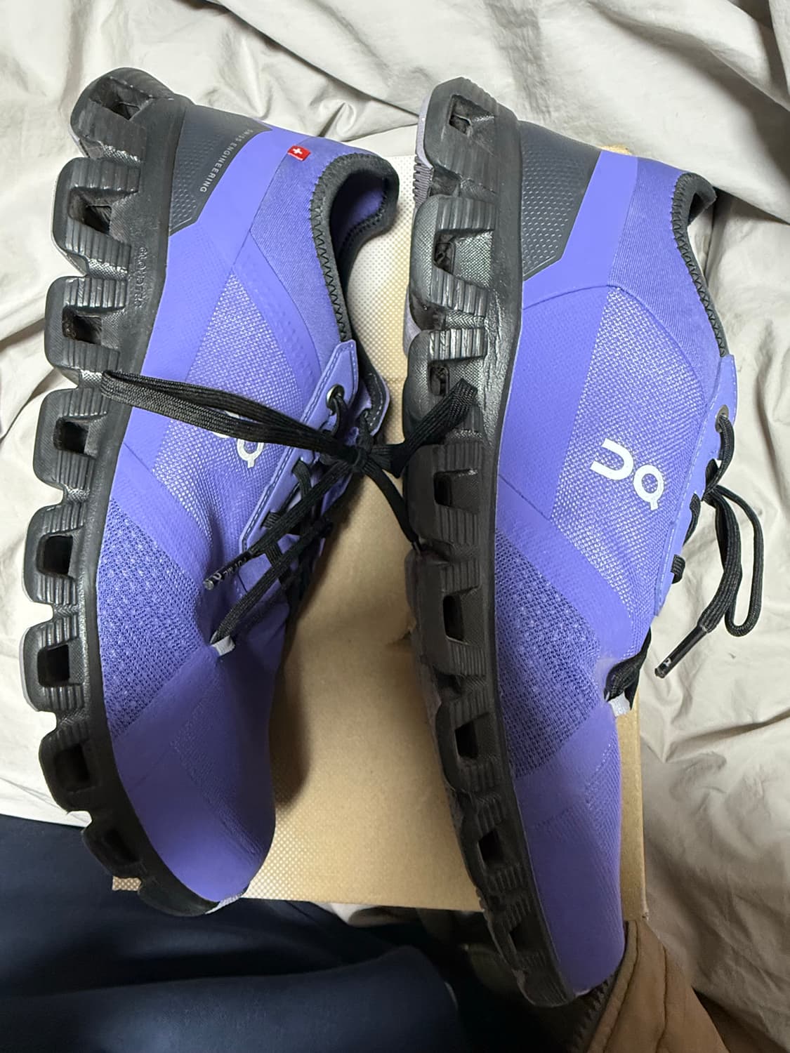 온러닝 클라우드X3 AD 블루베리 블랙 EU44 280 판매 상품이미지6