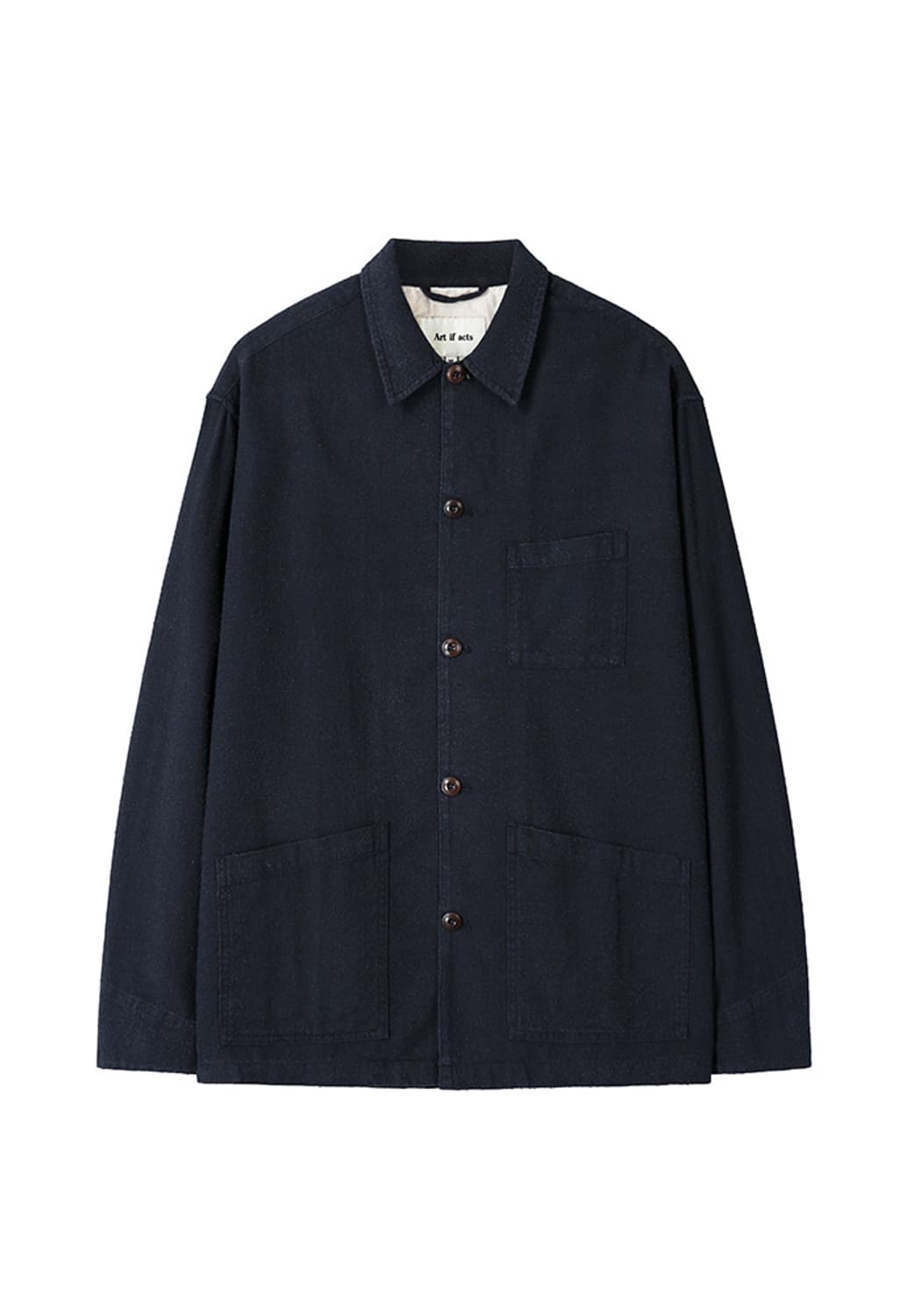 [L] SILK NEP Work Jacket Deep Navy 상품이미지1