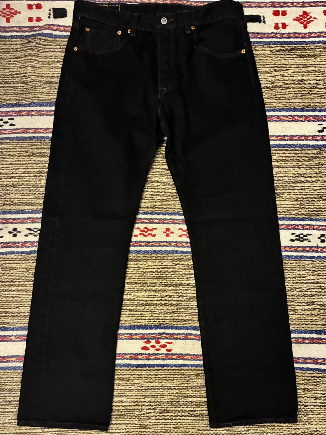 (31~32)Levis 리바이스 501 흑청 데님 블랙진 청바지 상품이미지1