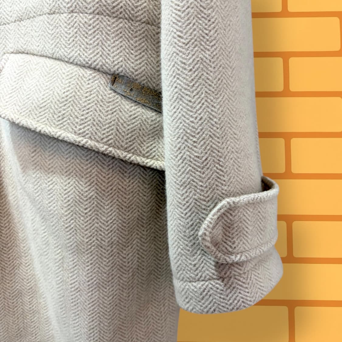 Hound 해링본 울 하프 코트 (XL) 상품이미지3