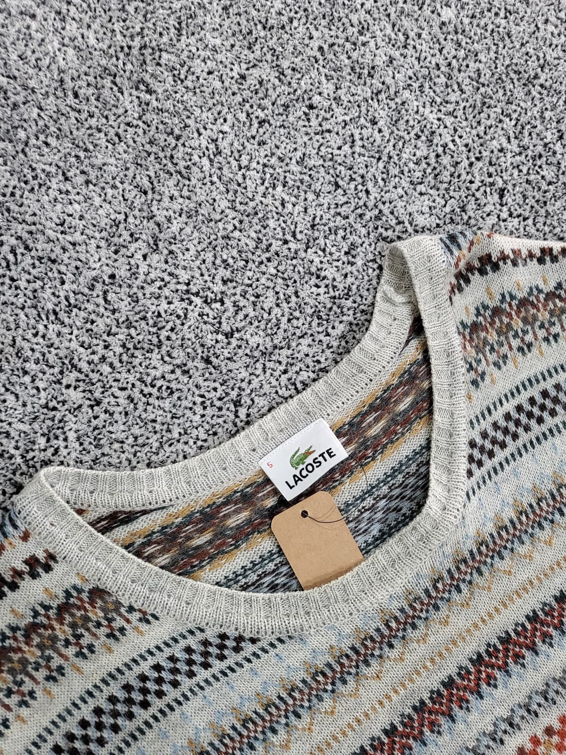 라코스테 패턴 니트 상품이미지4