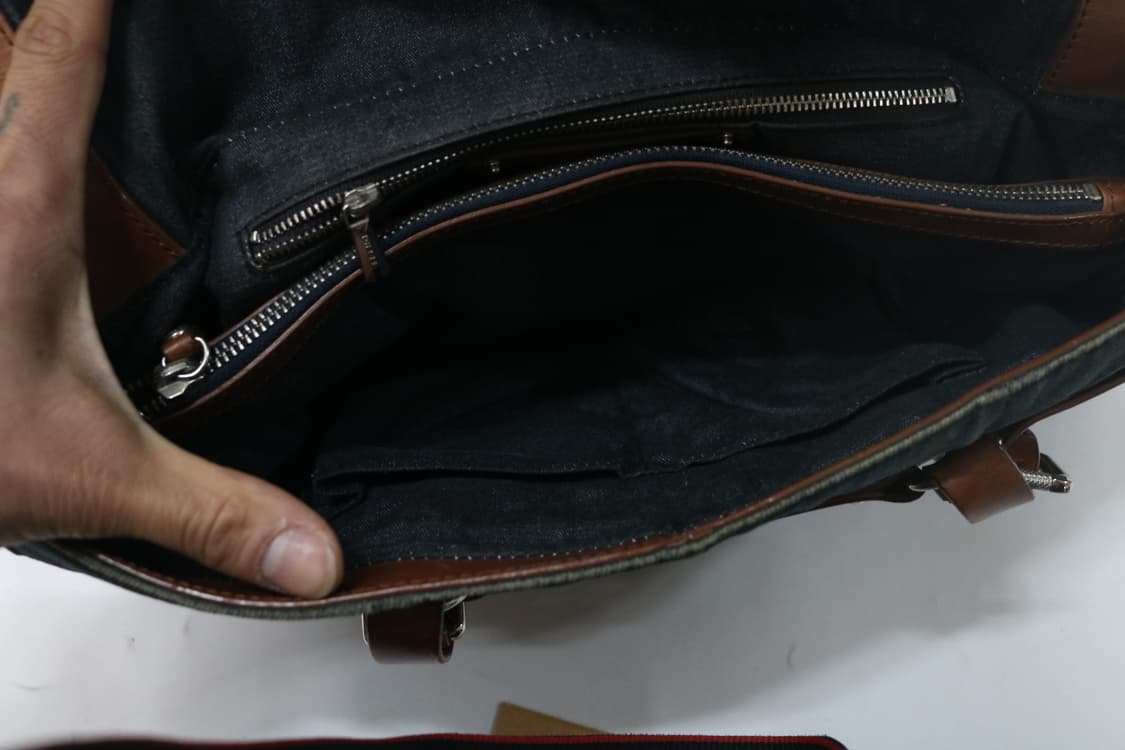 디젤 빈티지 데님 가죽 스트랩 2WAY 숄더백 상품이미지9