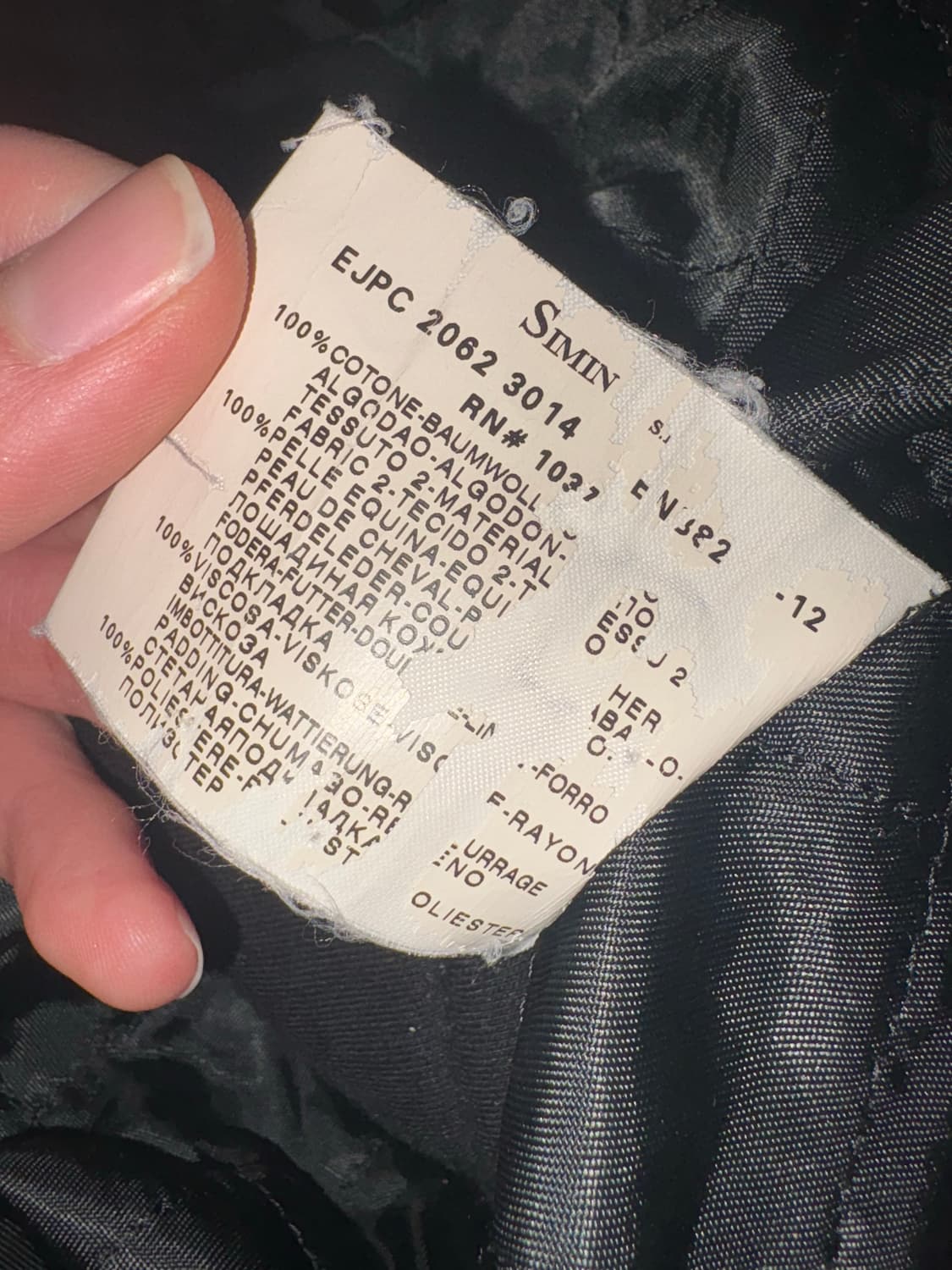 Emporio Armani Hybrd Leather Jacket 상품이미지4