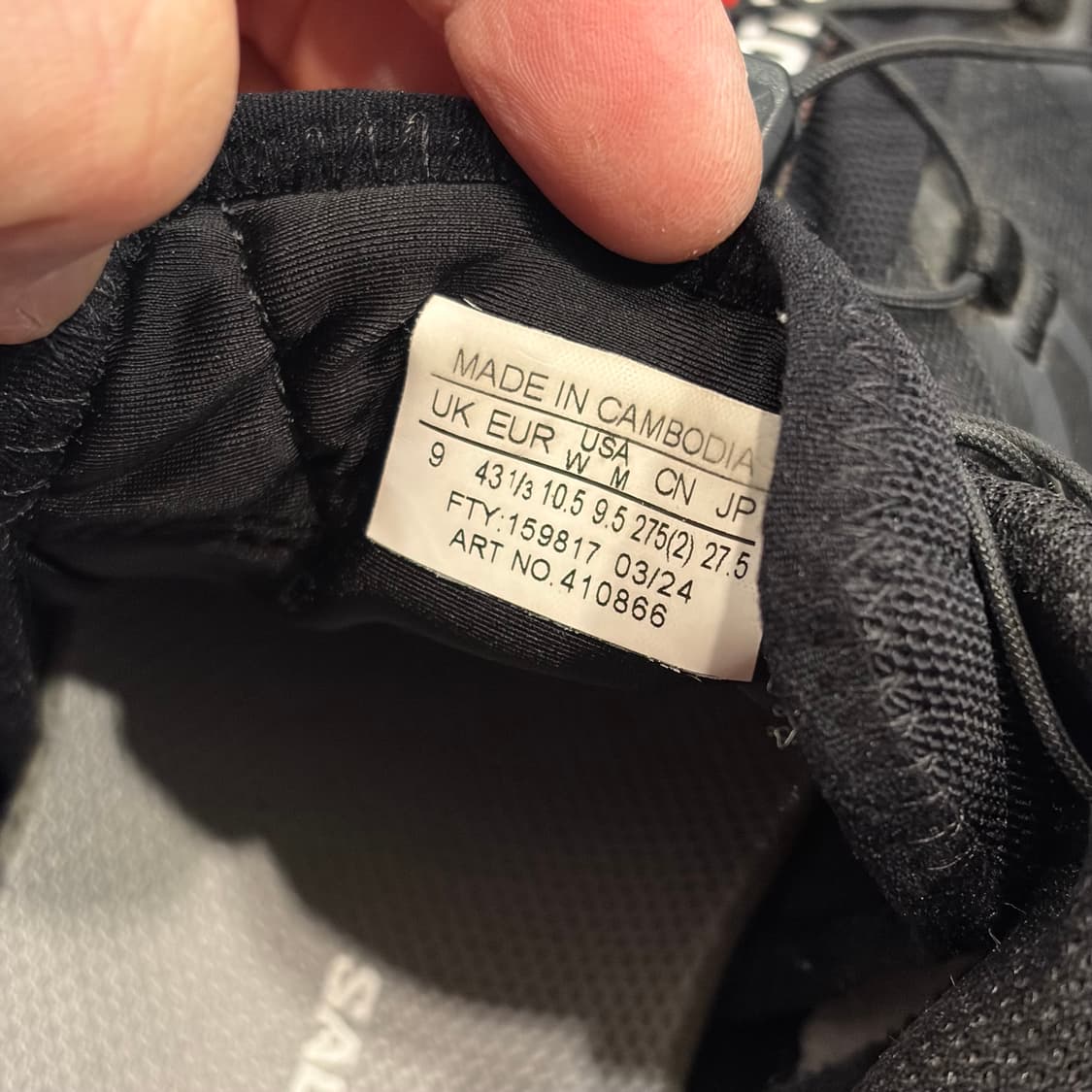 [275] 살로몬 XT-6 블랙 트레일 러닝화 상품이미지7