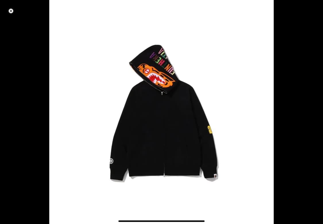 베이프 타이거 후드집업 상품이미지4