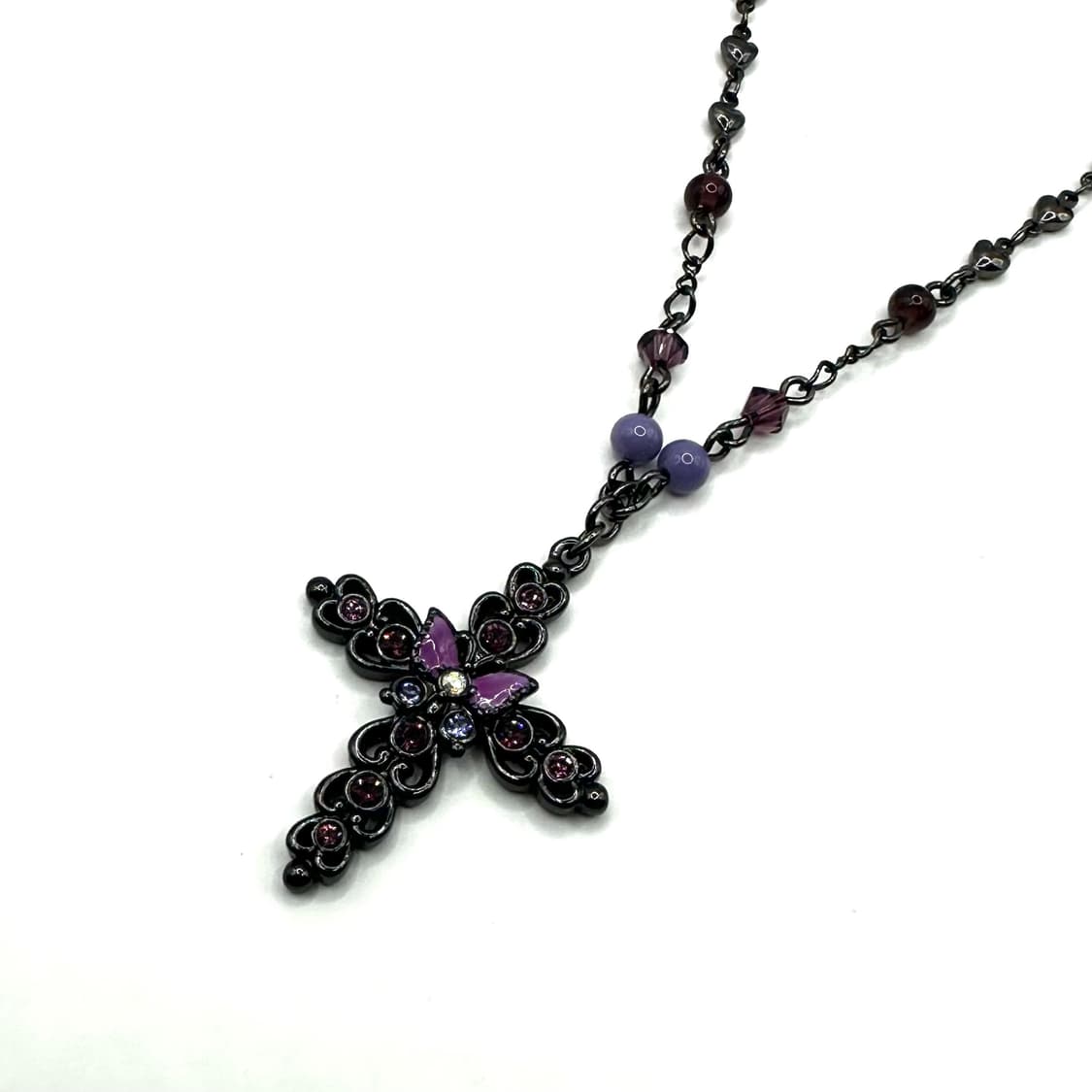 Annasui black&purple butterfly cross 상품이미지1