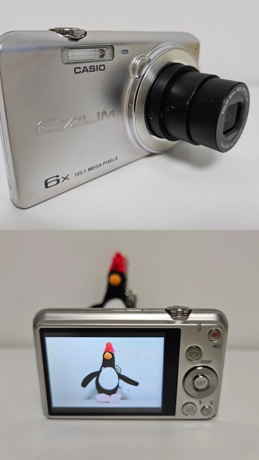 [즉시사용가능/정상작동] 카시오 엑슬림 Z770 실버 디카 상품이미지5