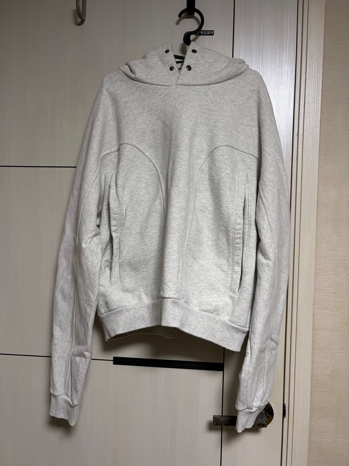 그레일즈 지오메트리 후드티 헤더그레이 1사이즈 상품이미지1