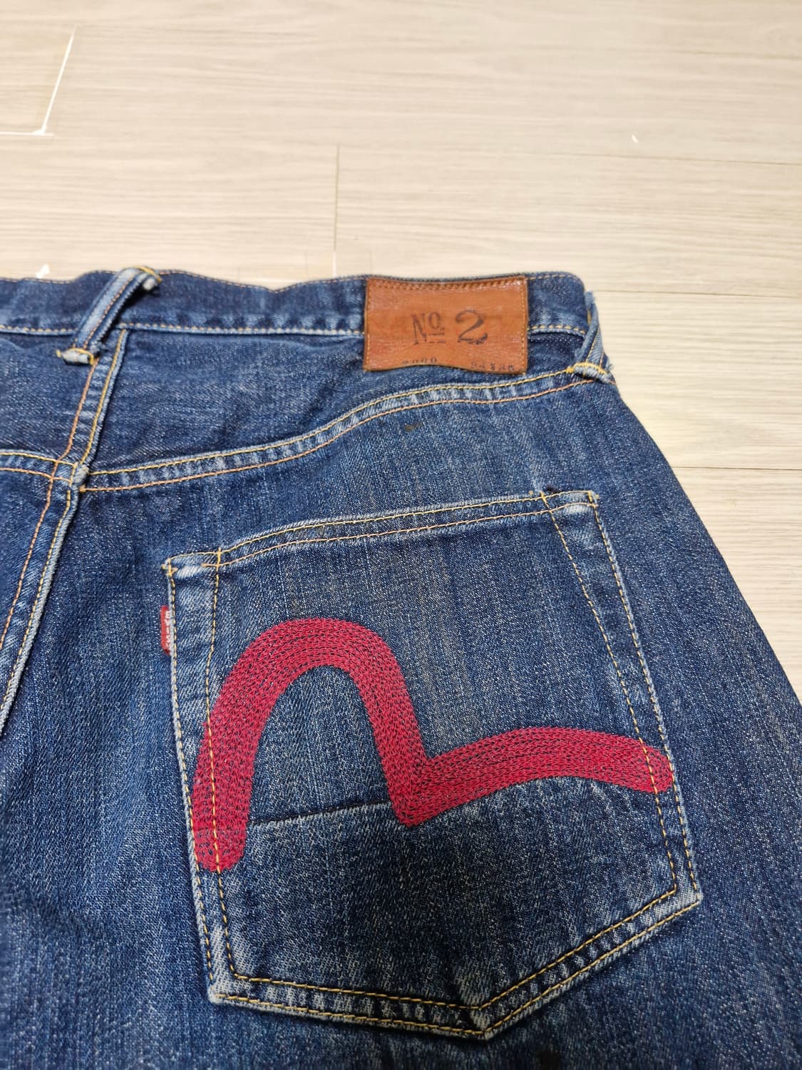 [34] 00s evisu 에비수 2000 No2 카모메 데님 팬츠 상품이미지2