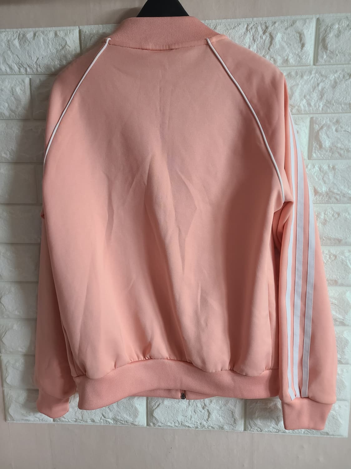 아디다스 삼선 저지 자켓 피치핑크(S) 상품이미지7