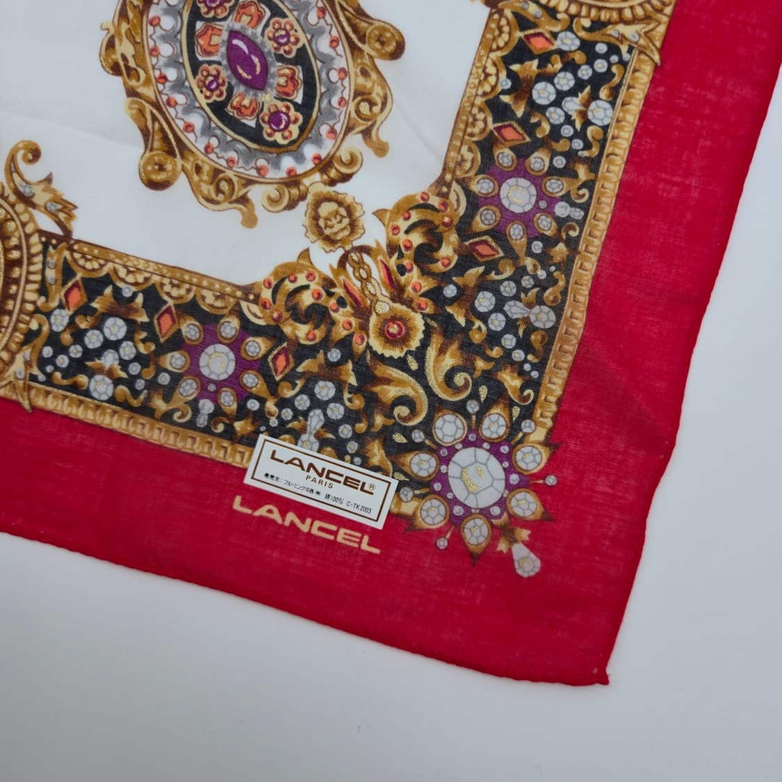 LANCEL 란셀 손수건 스카프 [RBCFS11735-113-11] 상품이미지5