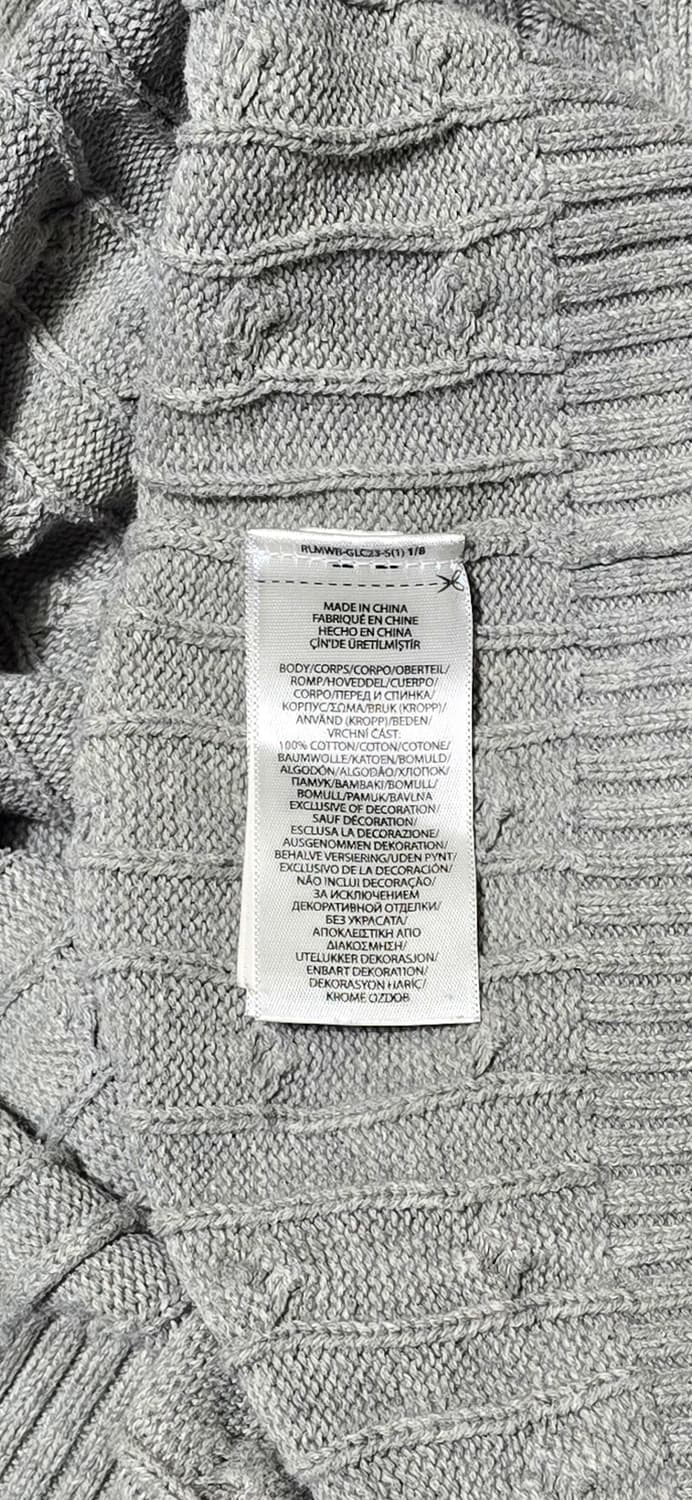 폴로 랄프로렌 우먼 꽈배기 니트 XL 회색 상품이미지4