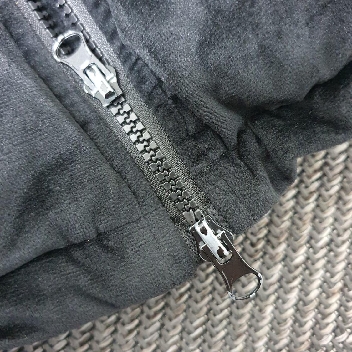 데이비드첸 벨벳 푸퍼 패딩 남자105~110 상품이미지5