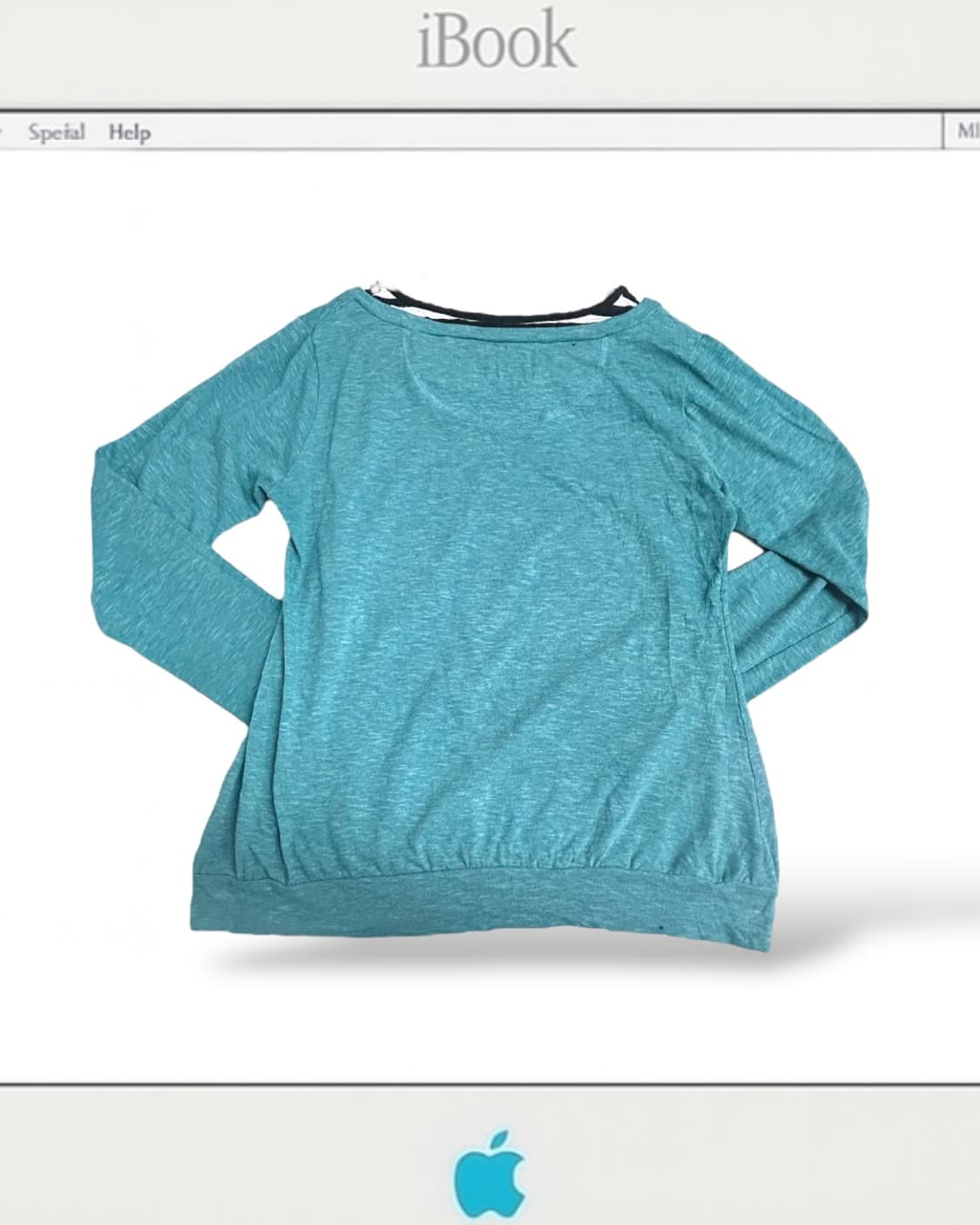 Vintage Teal Graphic Longsleeve 상품이미지2