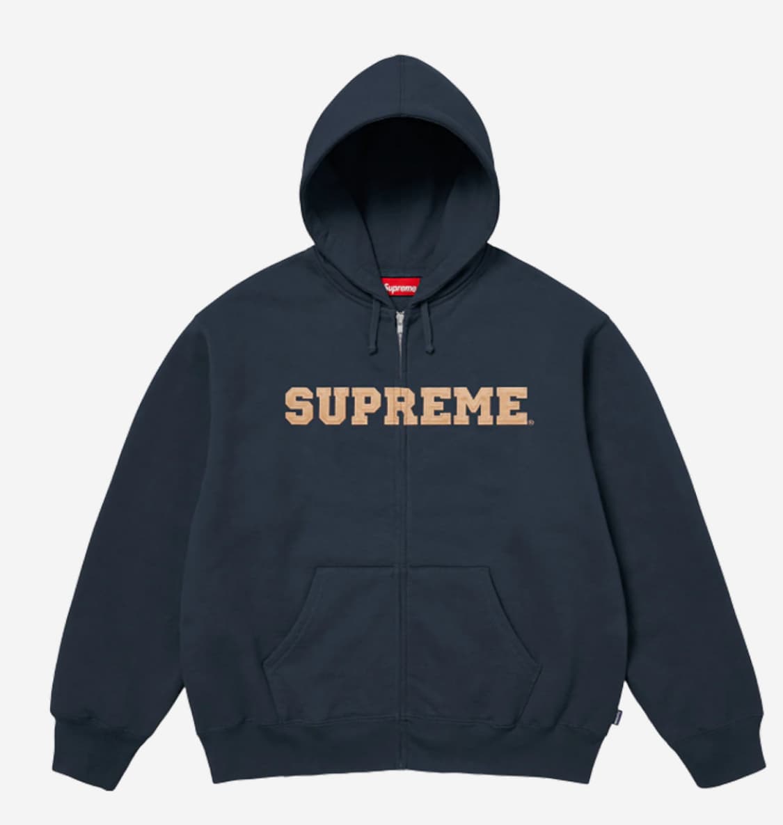 슈프림 컬리지에이트 아플라케 후드집업 상품이미지1