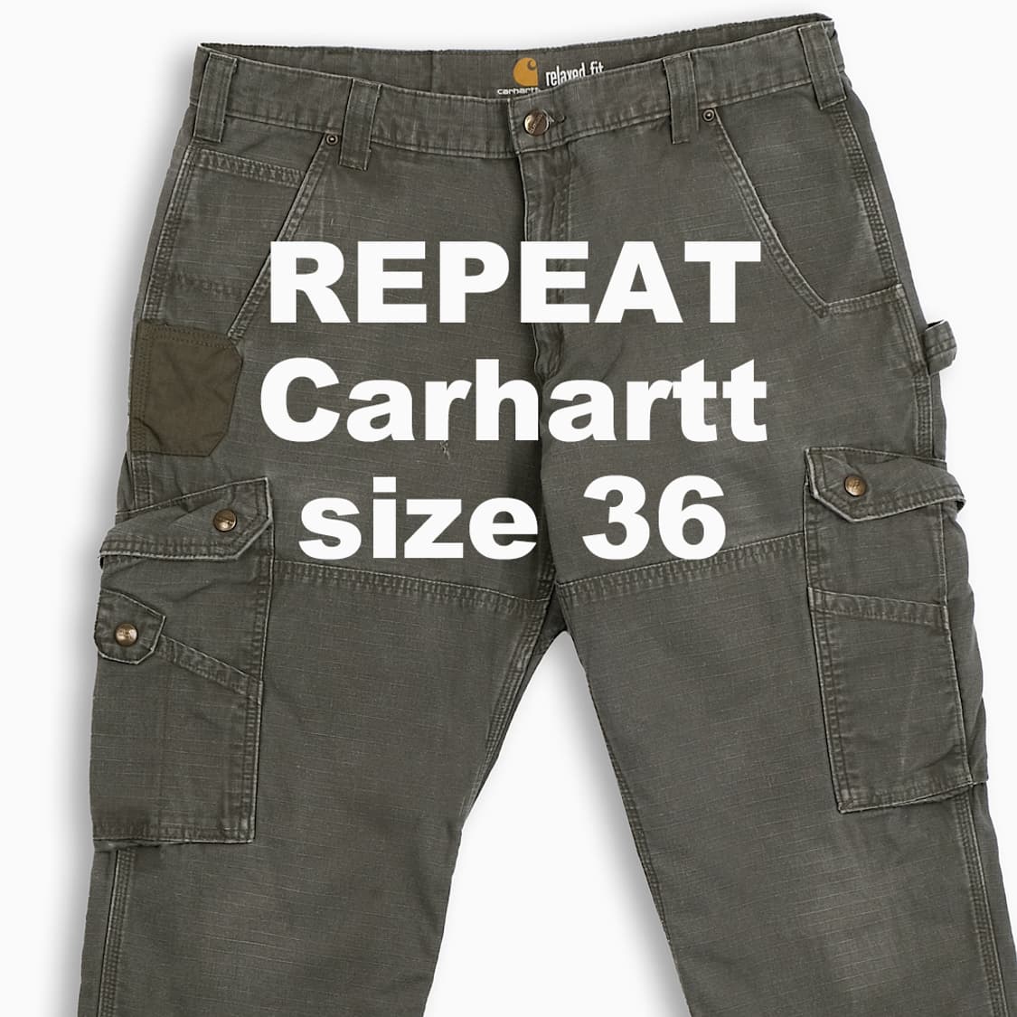 빈티지 칼하트 카고 팬츠 36 인치 루즈핏 CH3423602 상품이미지1