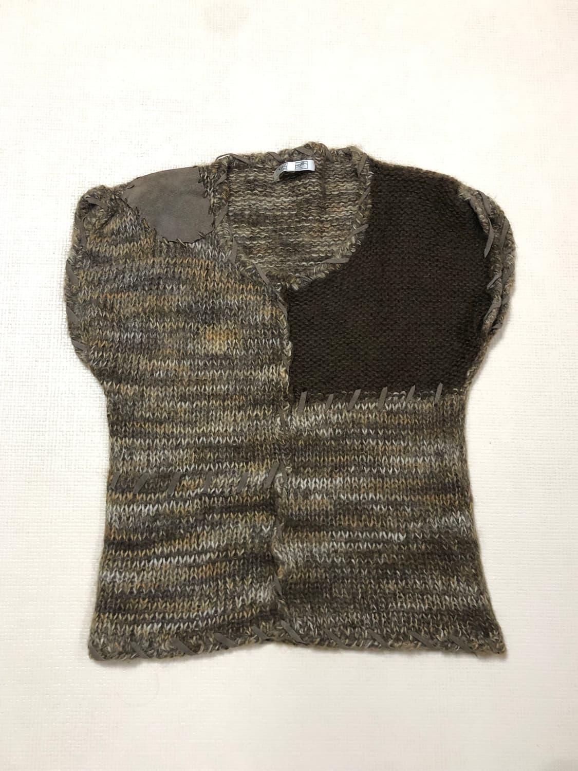 빈티지 브라운 그런지 니트 상품이미지9