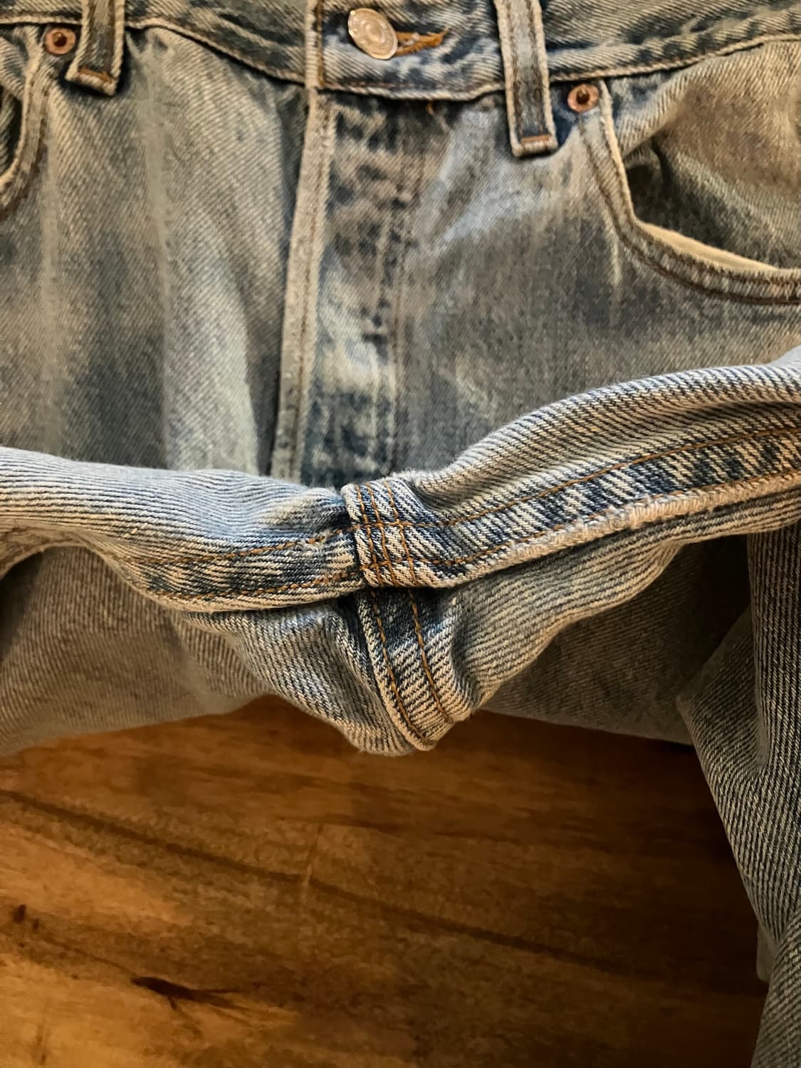 90s USA 빈티지 리바이스 501 데님 팬츠 상품이미지8