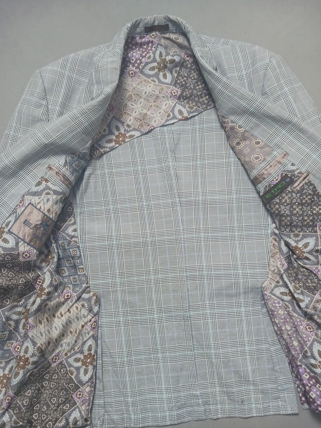 [50] 에트로 밀라노 체크 블레이저 캐쥬얼 자켓 ETRO 상품이미지6