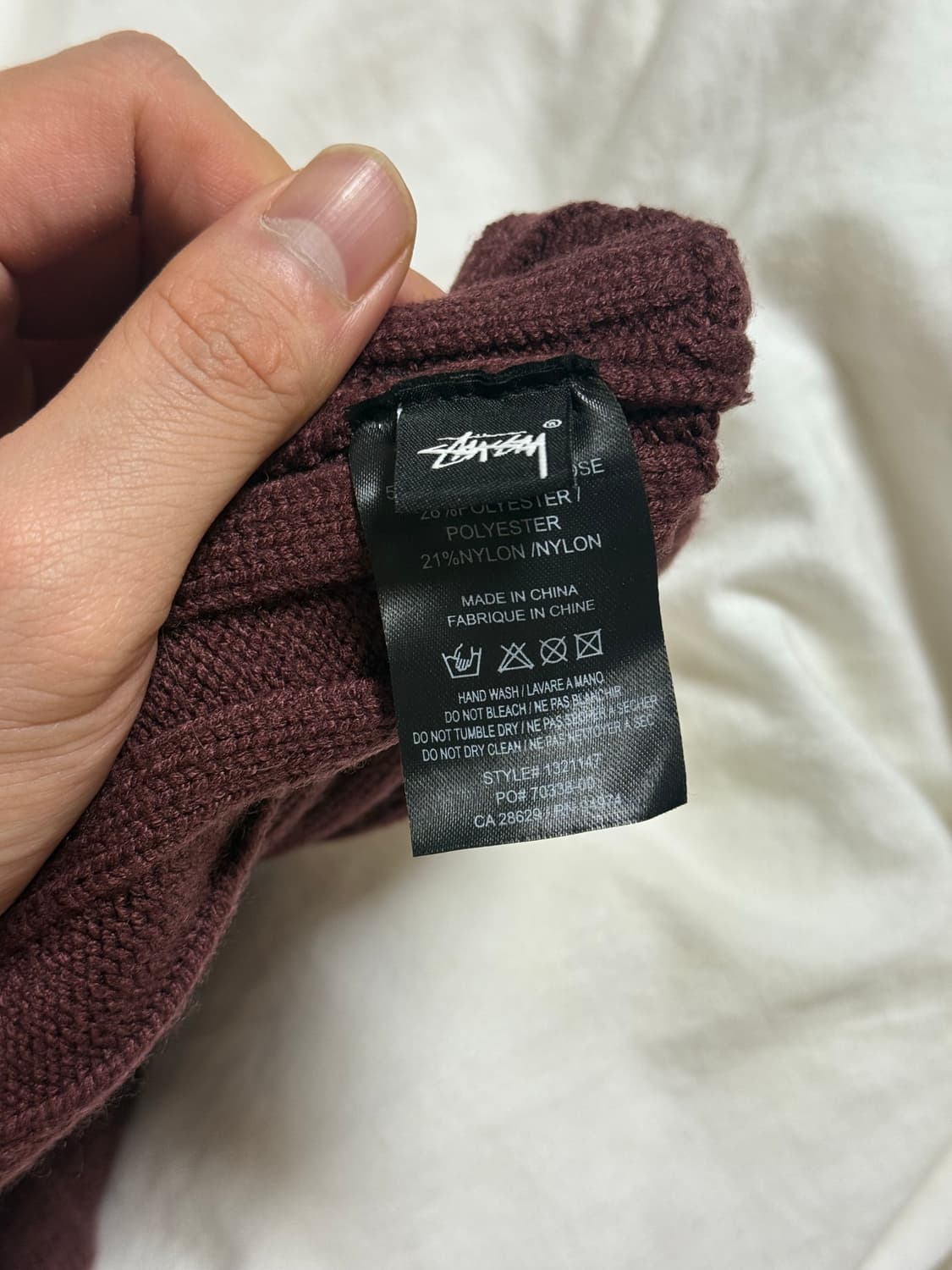 스투시 워크기어 비니 상품이미지2