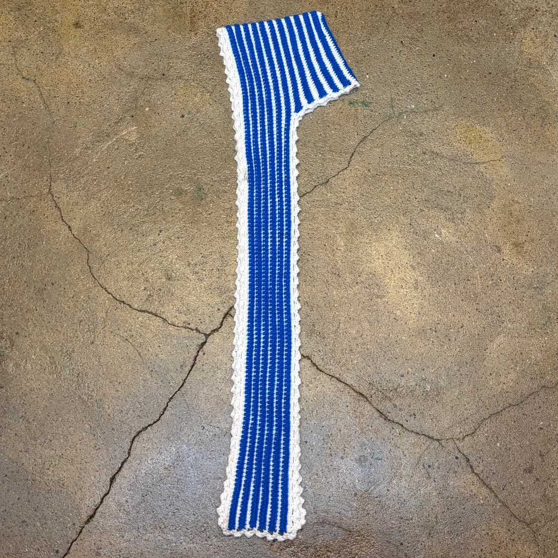 미국 빈티지 니트 핸드메이드 손뜨게 양면 후드 머플러 목도리 상품이미지3