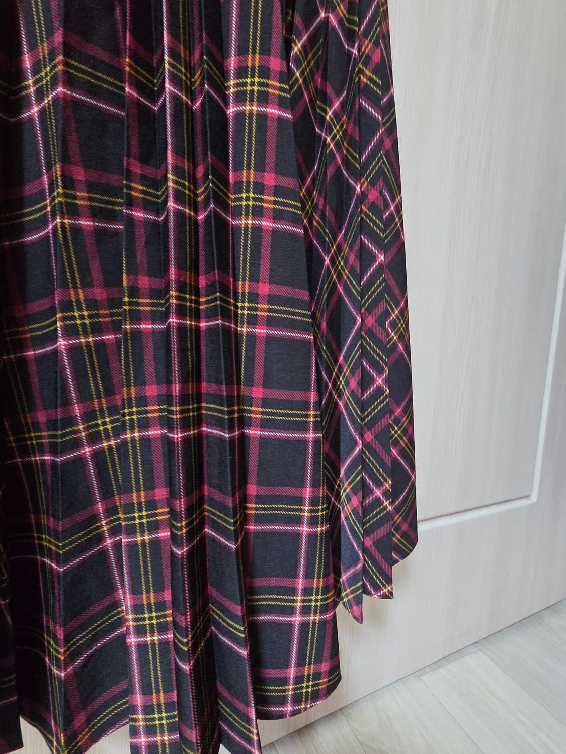 SJ SJ 체크 플리츠 스커트 상품이미지2