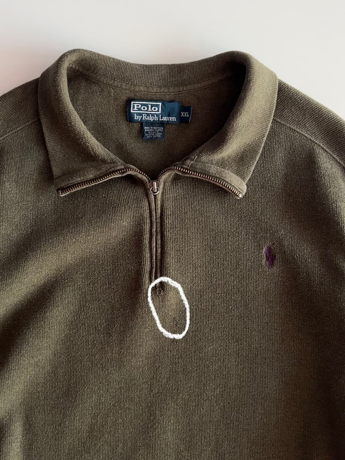 폴로 랄프로렌 쿼터집업 XXL 상품이미지3