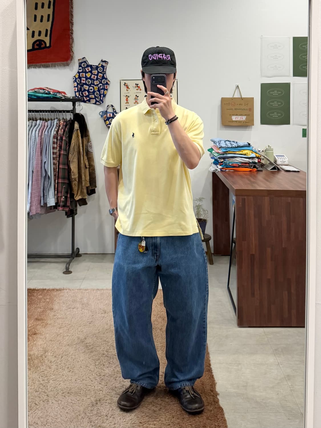 Polo RL 폴로 랄프로렌 pk 반팔 티셔츠 (Yellow) 상품이미지2