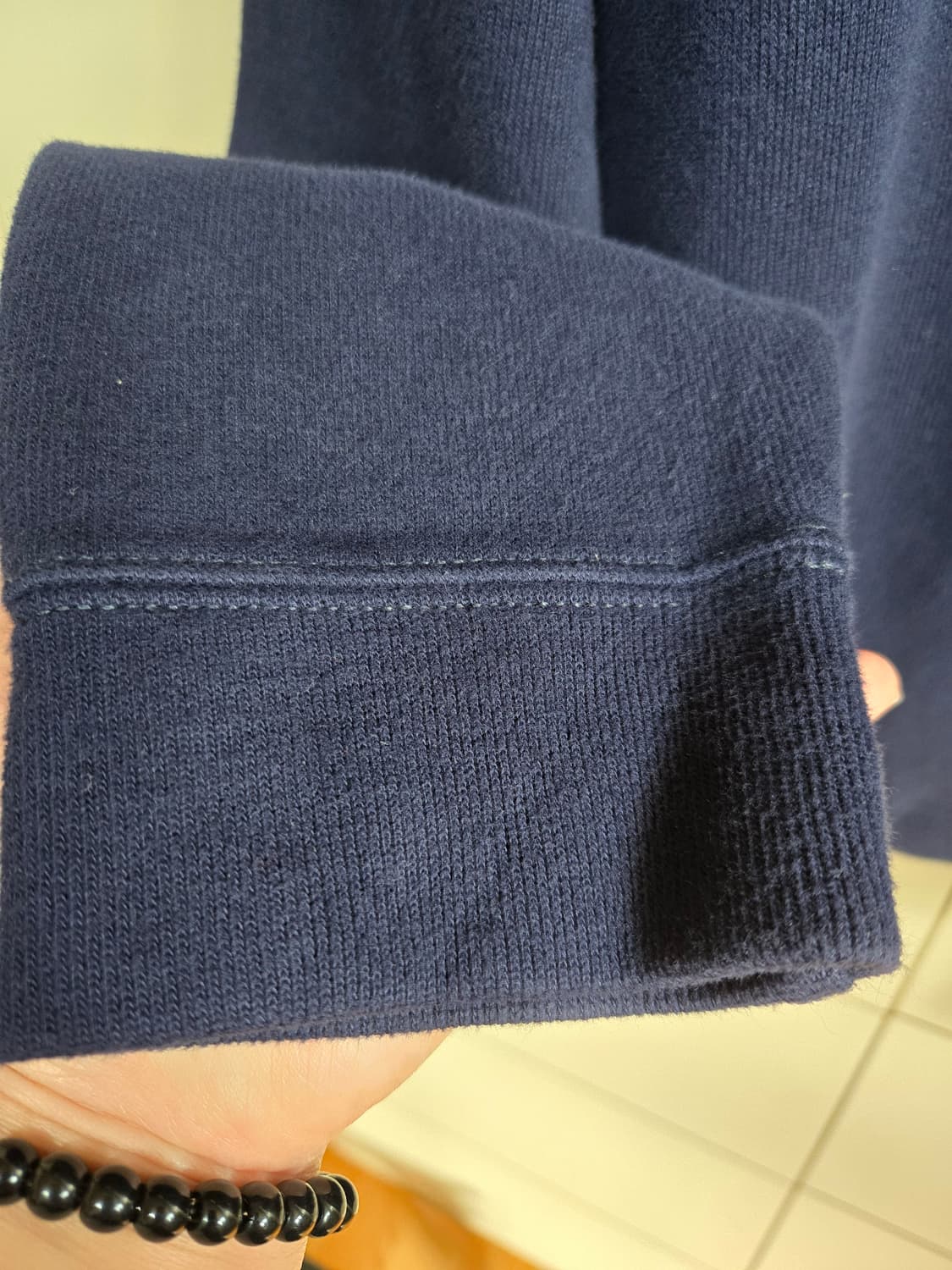 폴로 랄프로렌 오버핏 남성 네이비 반집업 상품이미지3