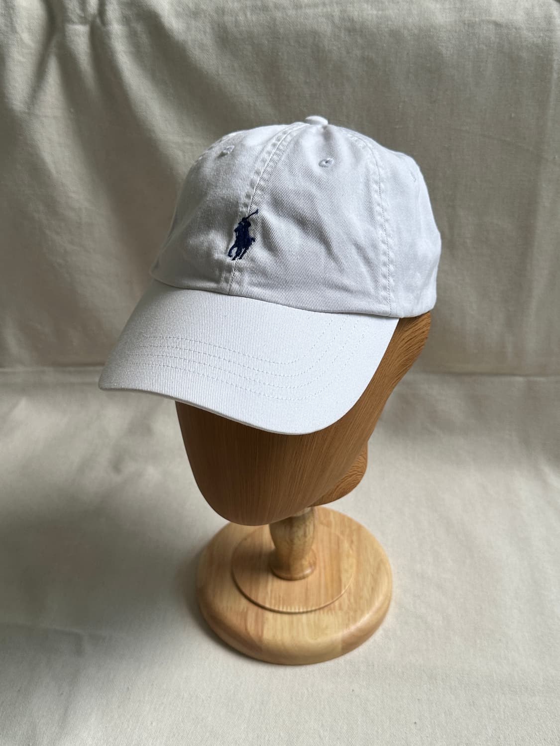 폴로 랄프로렌 화이트 코튼 치노 볼캡 OS 상품이미지2