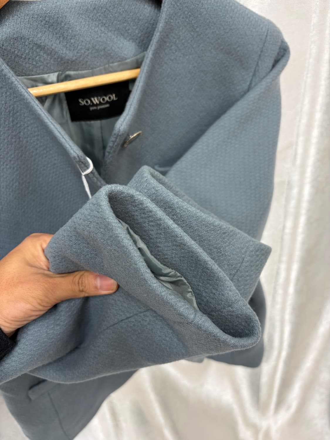 SO,WOOL 양모 자켓 사이즈66 팝니다 상품이미지4