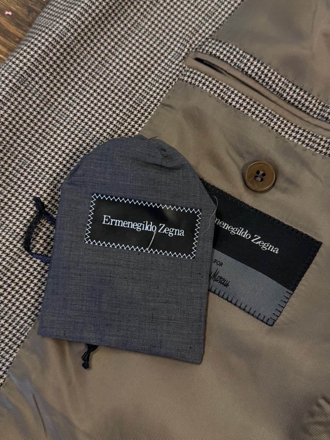 에르메네질도 제냐 울 실크 테일러드 자켓 105 상품이미지9