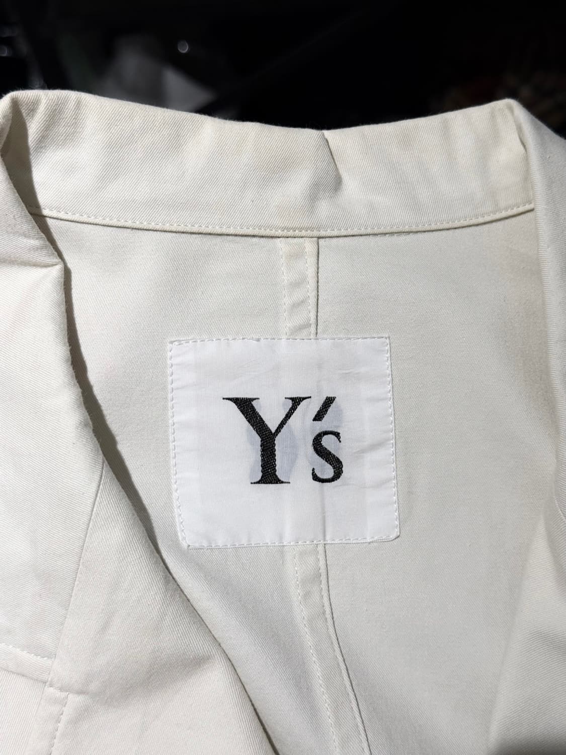 y's 아이보리 코튼 멀티 포켓 3b 블레이저 자켓 상품이미지7