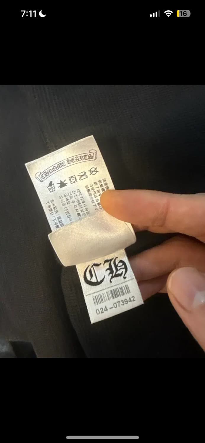 크롬하츠 후드집업 스크롤라벨s 판매혹은 교환 상품이미지8