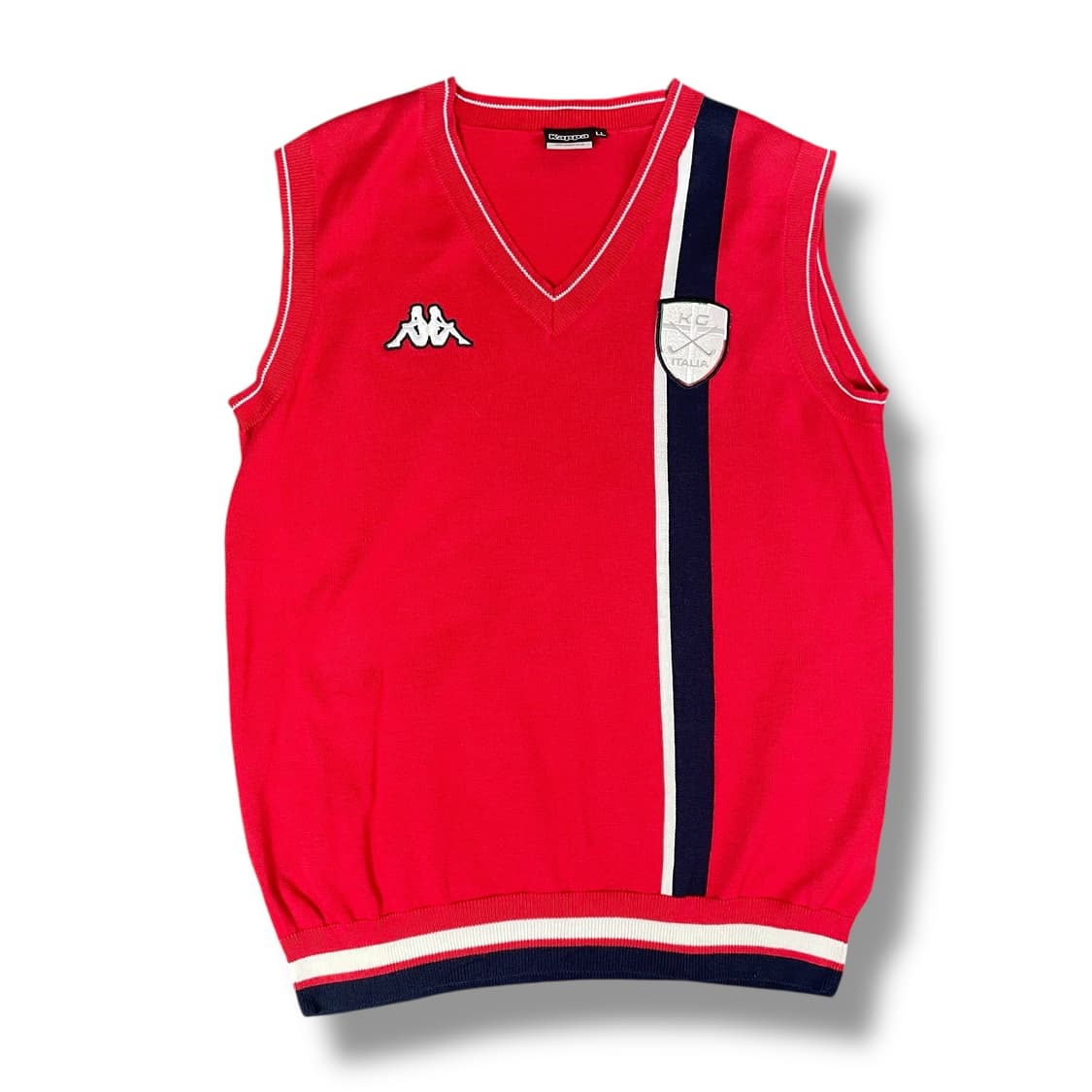 카파 KG 레드 컬러 골프 베스트 LL 상품이미지1