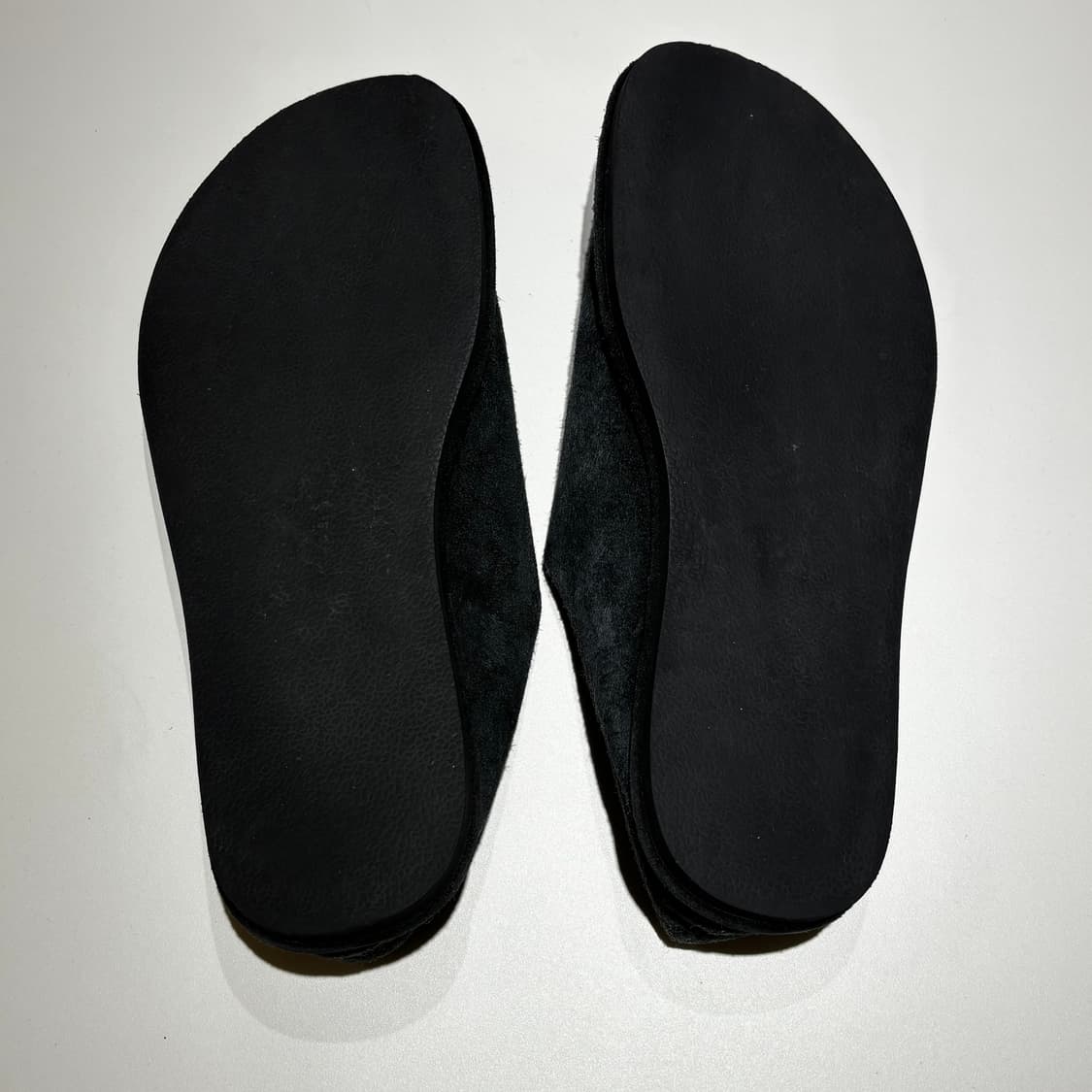 8.5) 오라리 24aw 스웨이드 슬리퍼 로퍼 블랙 상품이미지3
