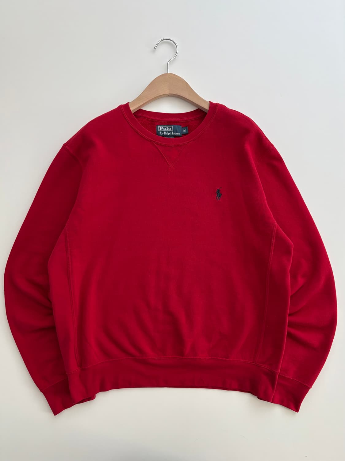 Polo 폴로 랄프로렌 레드컬러 코튼 맨투맨 상품이미지3