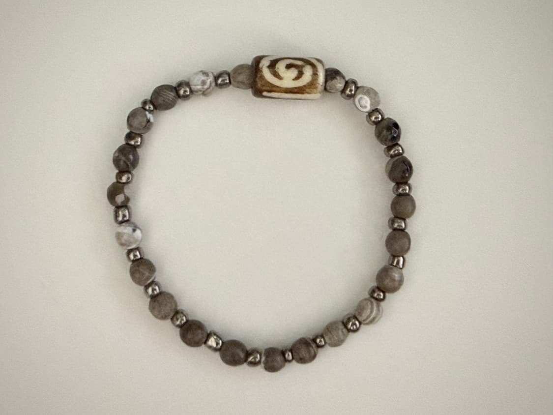 핸드메이드 보헤미안 빈티지 우드팔찌 상품이미지1