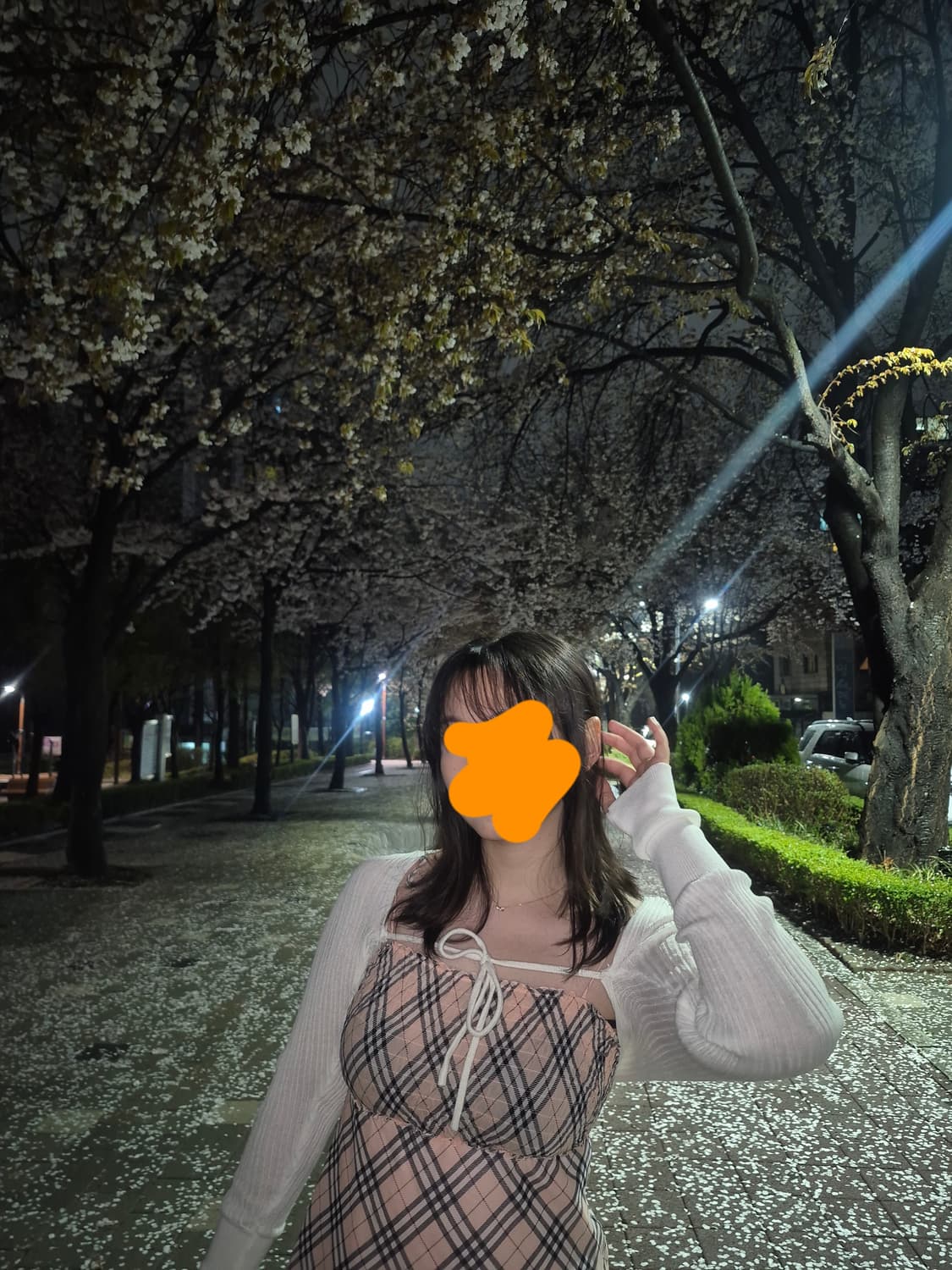 빈티지 버버리 블루라벨 38사이즈 노바체크 딸기우유 핑크 나시 슬리브리스 상품이미지4