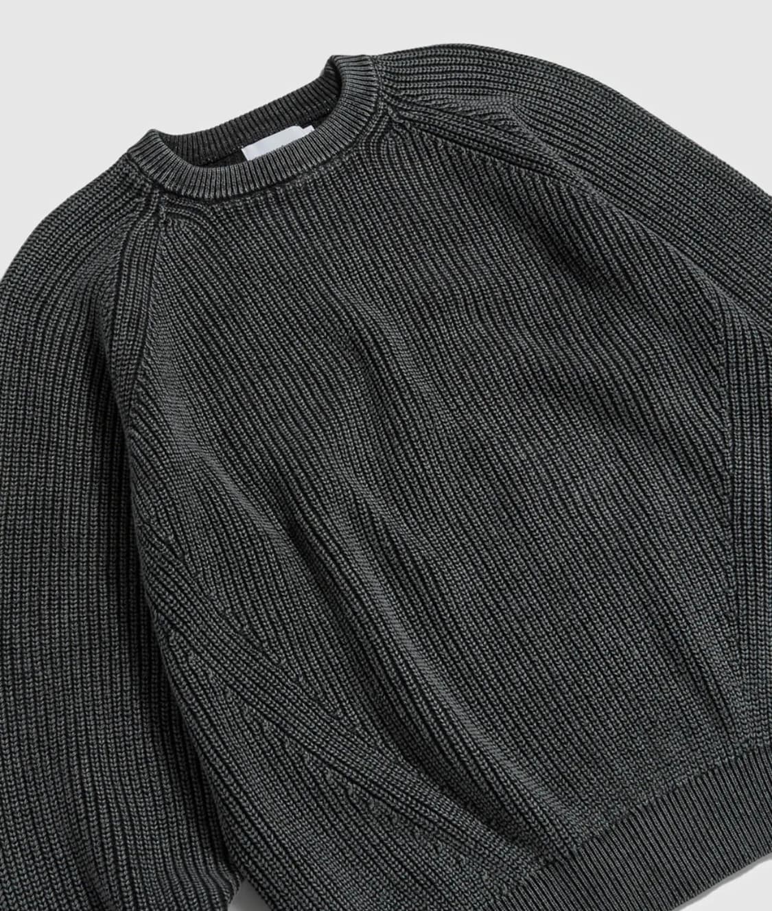 에스피오나지 Pigment Dyed Raglan Knit Sweater 상품이미지4