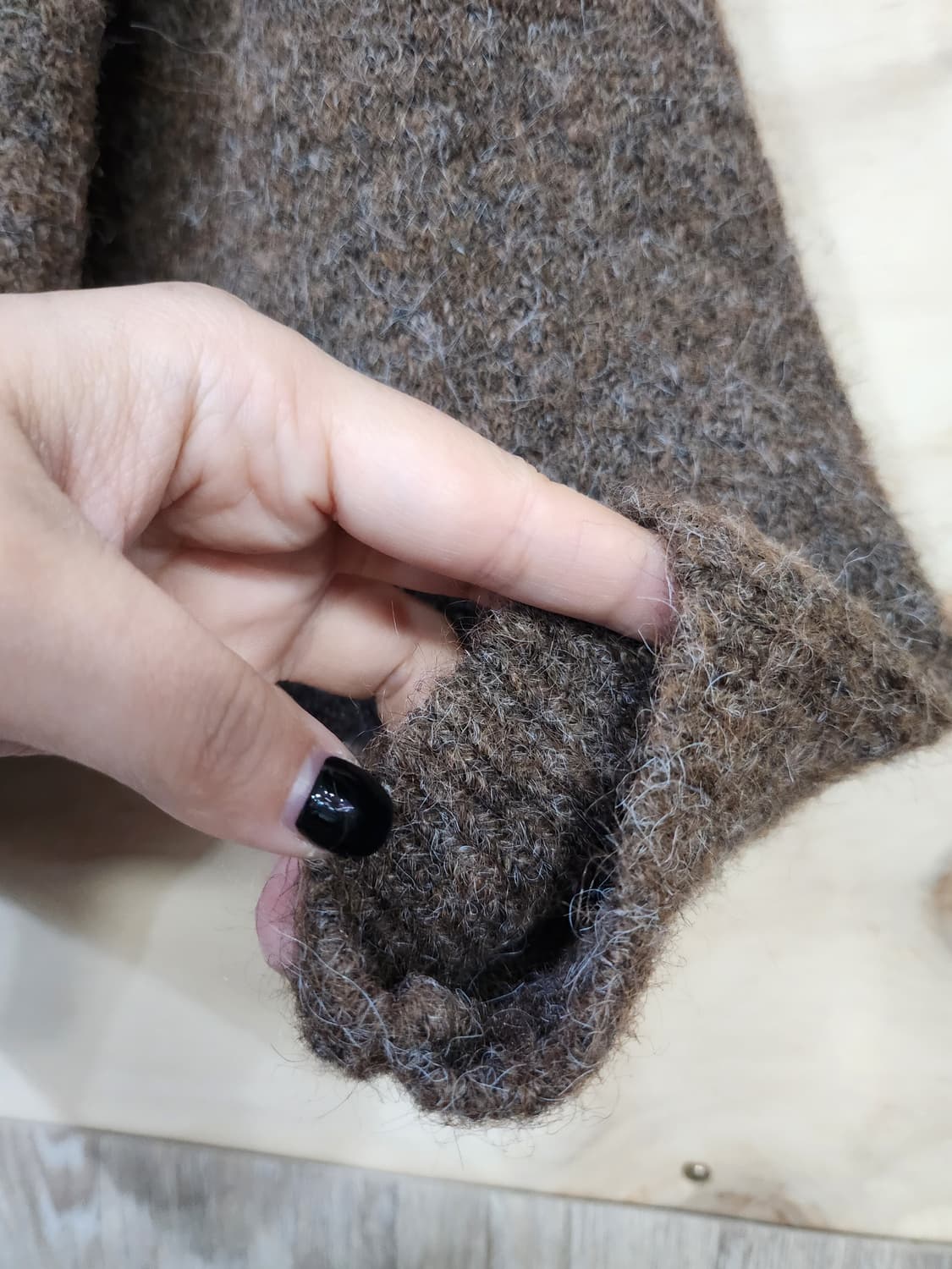 355) 여성 레이어드st 가디건 상품이미지5