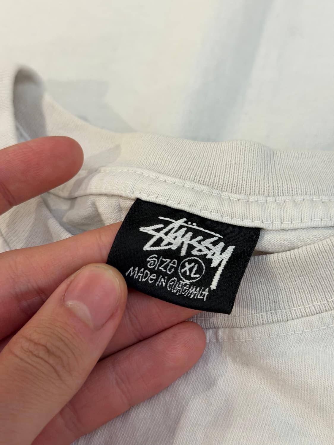 스투시 포지티브 바이브레이션 롱슬리브 티셔츠 화이트 상품이미지5