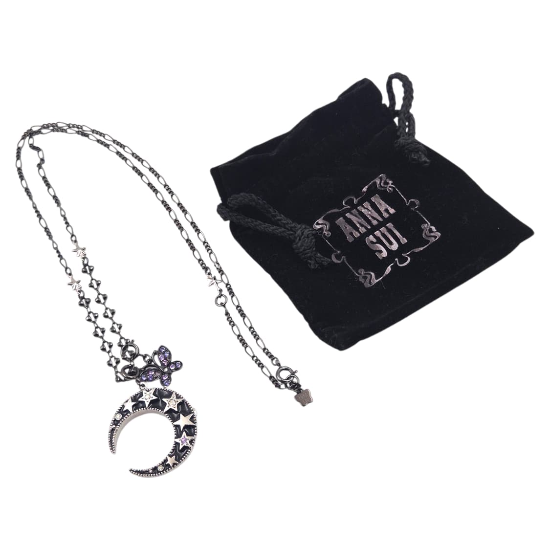 05s 안나수이 달과 나비 밤하늘 파베 목걸이 상품이미지6