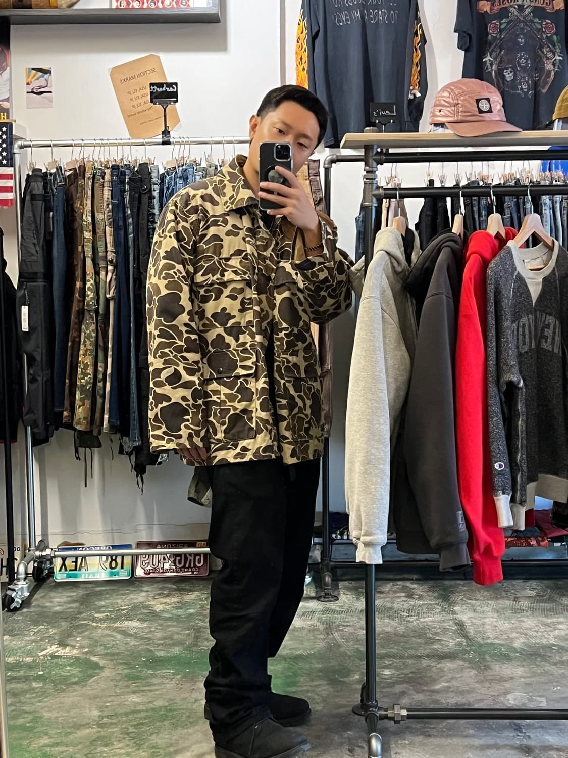 80s [XL] 올드 윈체스터 카모 헌팅 자켓 상품이미지9