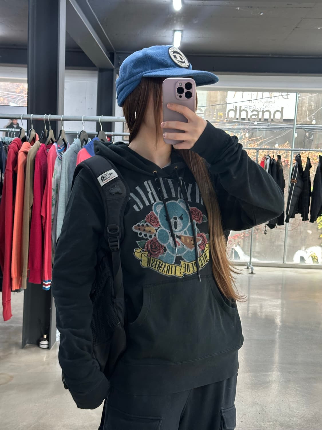 히스테릭글래머 퍽베어 후드티 상품이미지4