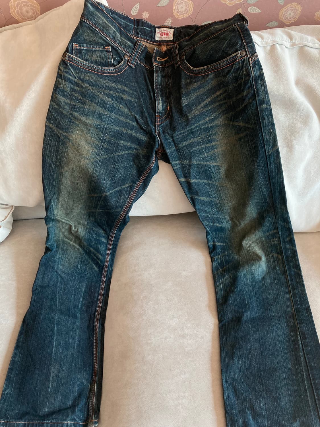 에드윈 센치백 데님 부츠컷팬츠 상품이미지1